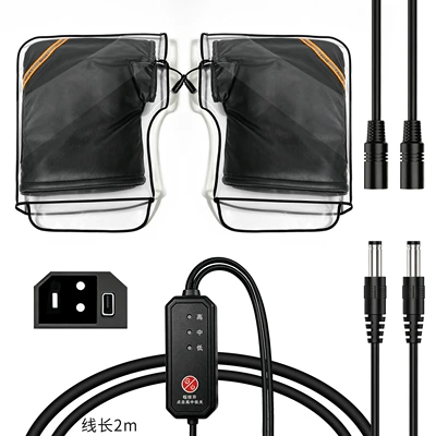 warm and anti-freeze electric bike – Handlehold cover - 36v-84v-electric-heated-grips-new-national-standard-22-waterproof-cover-model-black