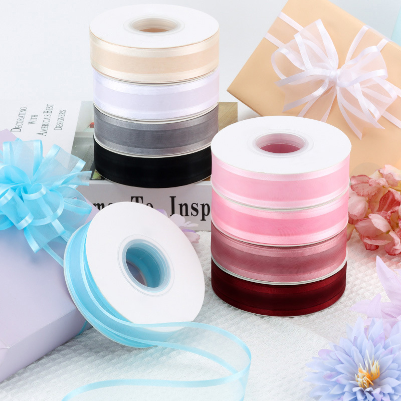 Hilado de nieve de ala ancha brillante, hilo de luz suave, material de embalaje de flores, ramo de bricolaje, cinta de flores, cinta de regalo, floristería