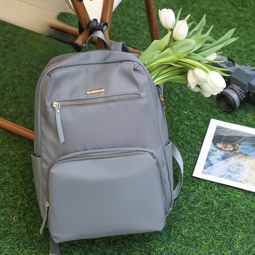 Women's Dual-Shoulder Bag,  Commute Business Laptop Backpack, Large Capacity Travel and Business Trip Simple Student School Bag