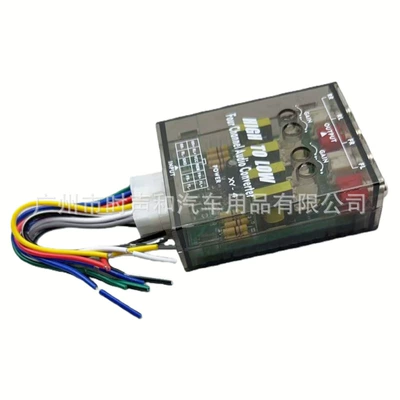 Car Audio Subwoofer Amplifier 4 in 4 Out Four-Channel Four-Way High-Fidelity Active High-To-Low Audio Converter (Other Car Video)