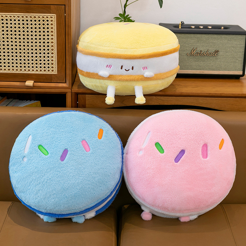マカロンドリンク枕背もたれクッション厚みのある布団畳クッションかわいいハンバーガーおもちゃ女の子のためのクッション|undefined
