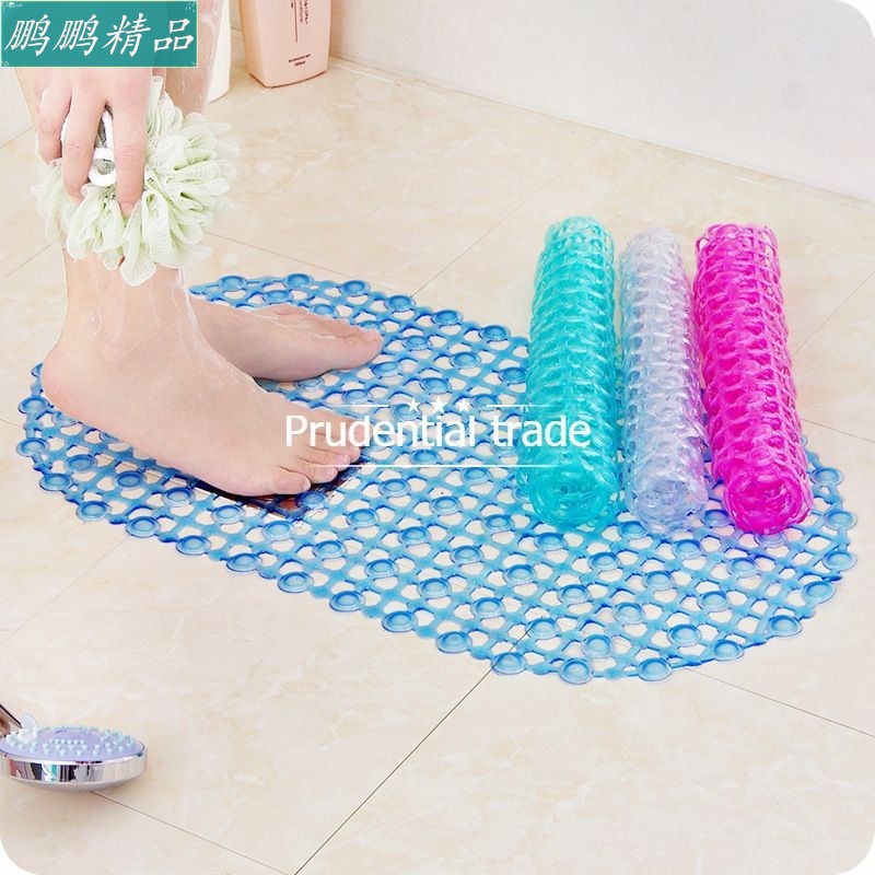 Alfombra de ducha antideslizante de PVC para personas mayores y niños