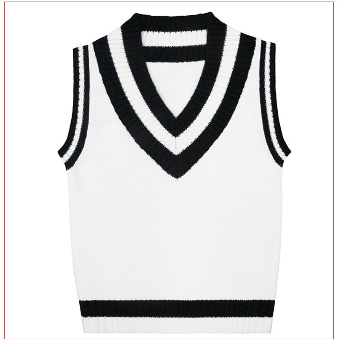 加工定制【金勇】儿童针织背心精梳棉春秋冬男女童毛衣幼儿园校服|ms