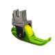 Gold silk rabbit yellow green wide gap flat car plastic roller presser foot does not eat cloth does not drive cloth pressure line thickness universal gear