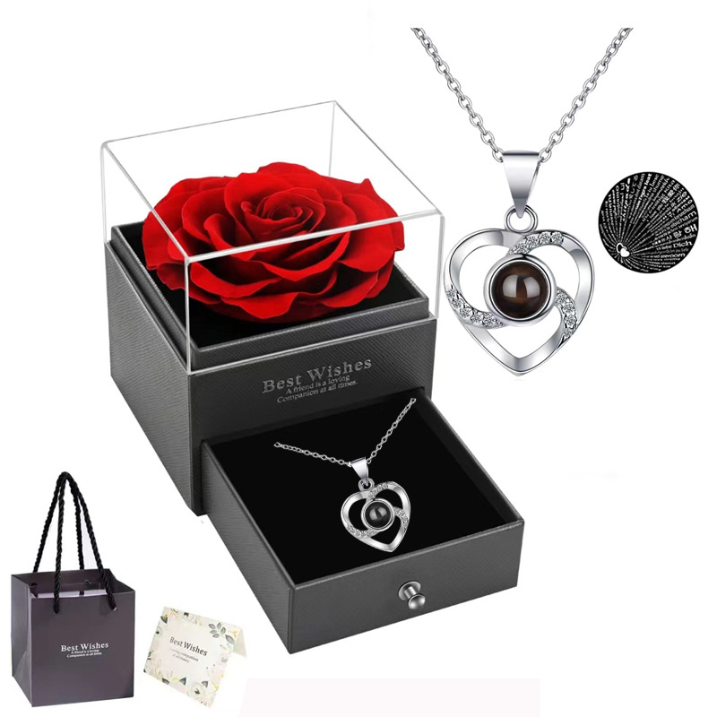Love Platinum+1 Rose Gift Box