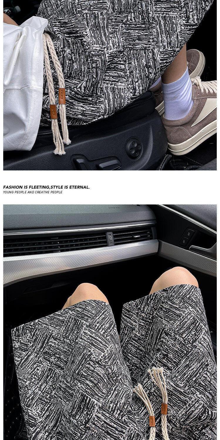 Men's Ethnic Style Retro Loose Casual Shorts Trendy Five Point Pants Plus Size Mid Length Summer Sports Wear_viptrois.com