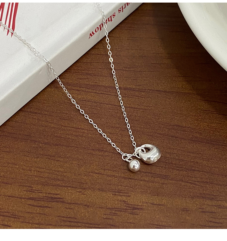 925純銀]福字銀坨子項鏈- 飾品批發| 免費視訊工廠選款| 日韓飾品