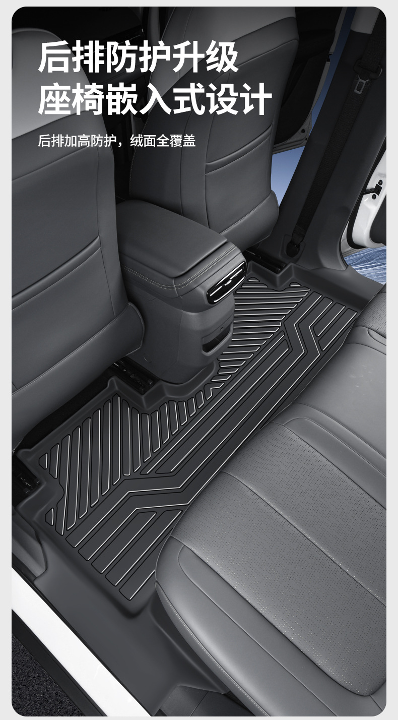 Tpe Door Sill Covers for Mg Mg4, 26 Models, Mg Mg4 Pure Electric Full Surround Car Floor Mats for Modification and Decoration