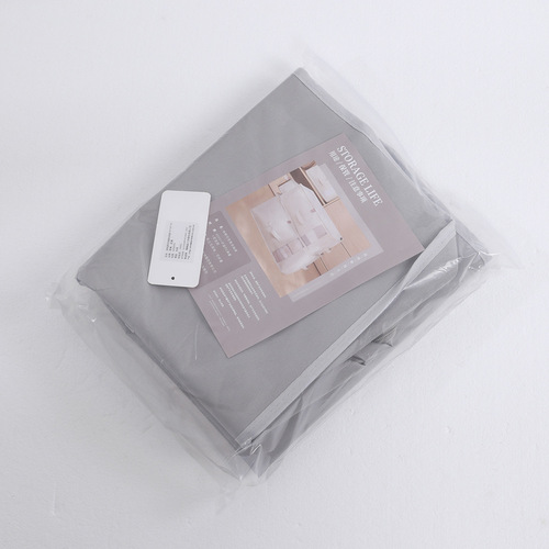 Cross-border Japanese and Korean quilt bag mesh see-through clothing quilt wardrobe storage bag thickened solid color quilt storage bag