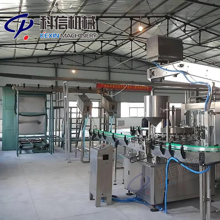 2024乳酸菌饮料加工设备  2000瓶每小时核桃露榛子奶灌装包装设备