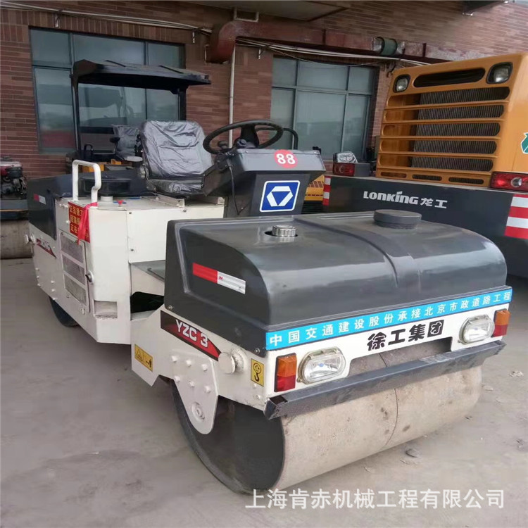 徐工3吨小型压路机，徐工小型双钢轮压路机,二手小型震动压路机