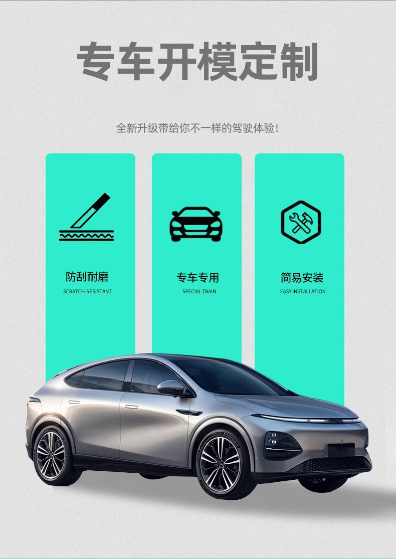 Suitable for Xpeng G6 Trunk Mat, Full Surround Trunk Mat, Luggage Mat, Xpeng Car Decoration Accessories Modification