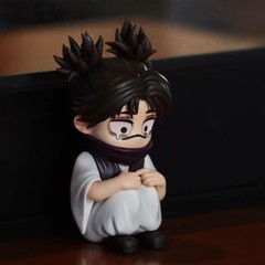 呪術戦士フィギュア Qバージョン 泣き顔 座り姿勢 トレンド おもちゃ 周辺デスクトップ装飾品 車 アニメ フィギュアモデル