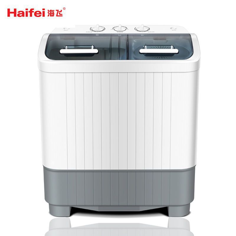 筒公斤迷你一体家用尔宿舍双桶海飞全自动洗衣机小型半洗单脱