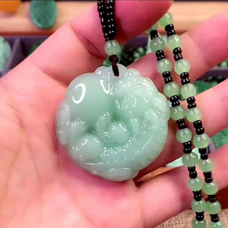 연두색 볼구슬 목걸이 + 볼홀딩 픽시우