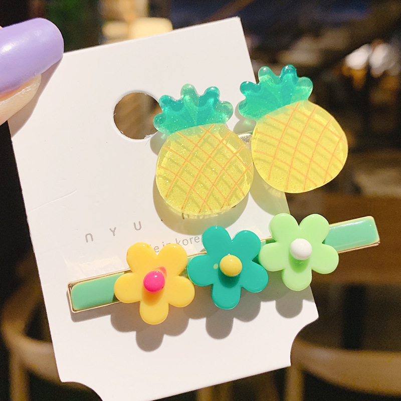 Clip de verano Corea del Sur lindo traje roto horquilla Accesorios para el cabello para niños