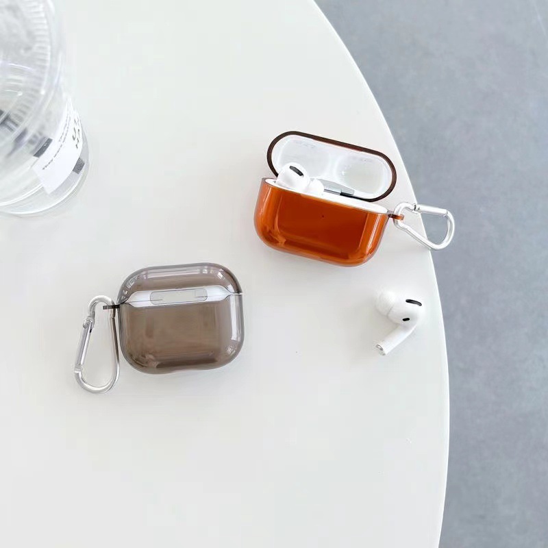 Aplicable a Apple Bluetooth auriculares 2 generación de estuche suave 3 generación 4 generación de color caramelo Airpods 4 estuche protectora