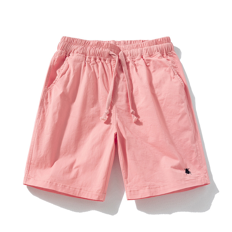 Summer New Candy-colored Shorts Internet-famous Same Style Men's All-match Pants Cotton Fashionable Beach Pants