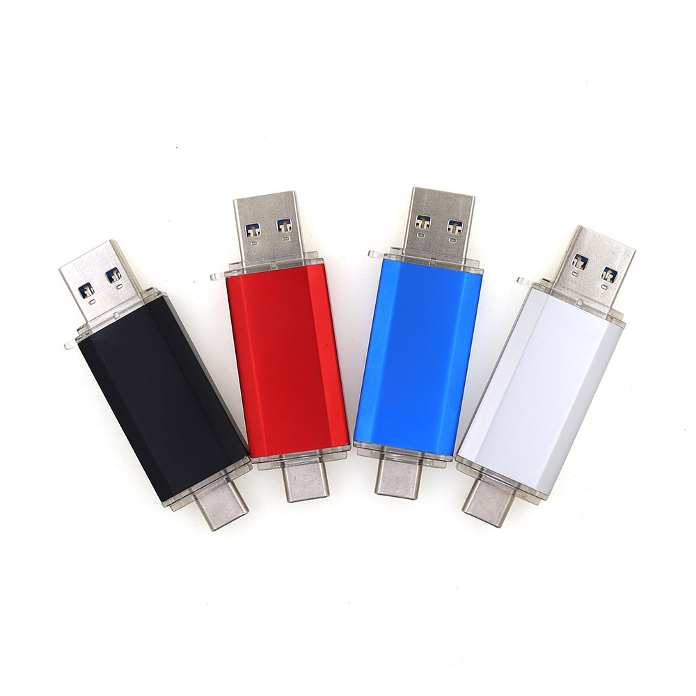 Fábrica al por mayor Typec64g dos en uno teléfono móvil Disco flash USB expansión del teléfono móvil regalo creativo OTG negocio teléfono móvil Disco flash USB