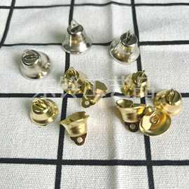 开口喇叭铁铃铛宠物吊钟圣诞装饰手摇铃DIY配件厂家批发