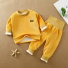 Yellow double-sided set, high waist