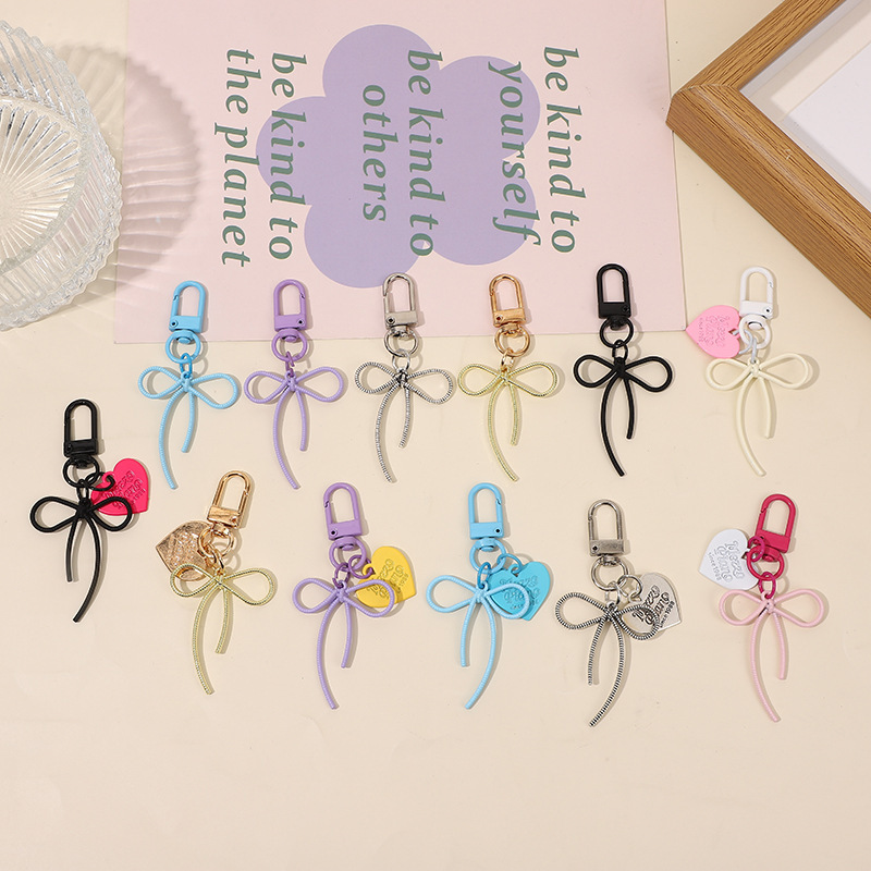 Neu Ins Stil Exquisite Runaway Prinzessin Band Bogen Keychain Student Rucksack_voghion.com