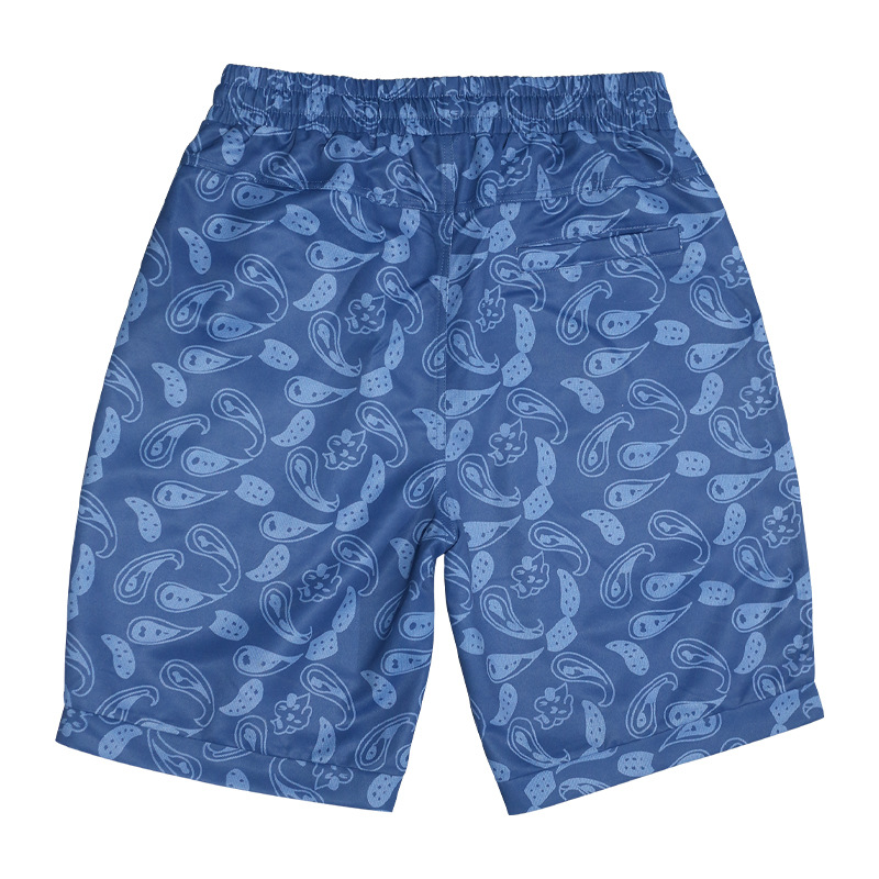 Summer New Casual Cashew Flower Men's Trendy Colored Simplified Shorts_mkmklike.com