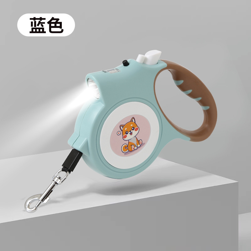 跨境一件代宠物用品带灯夜间遛狗宠物用品牵引绳防爆冲的宠物用品|undefined