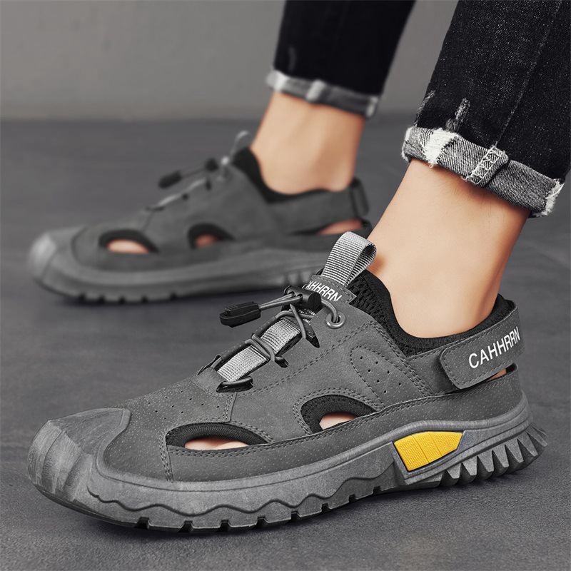 Men's Breathable Hollow Stream Tracing, Men's Trendy Sports Shoes, Summer 2025 Quick-dry Wading Mesh Shoes For Men_voghion.com