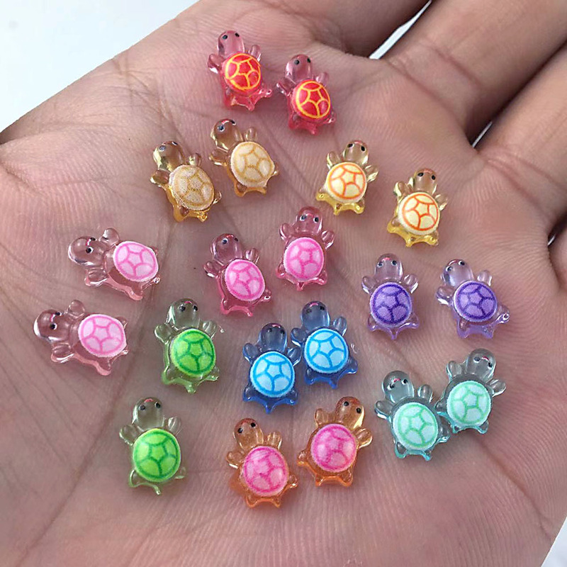 Explosions Luminous Cartoon Little Turtle Nail Art Decoration Three-dimensional Ice-transparent Color Mixed Lovely Pet Turtle Nail Decoration Explosions Luminous Cartoon Little Turtle Nail Art Decoration Three-dimensional Ice-transparent Color Mixed Lovely Pet Turtle Nail Decoration
