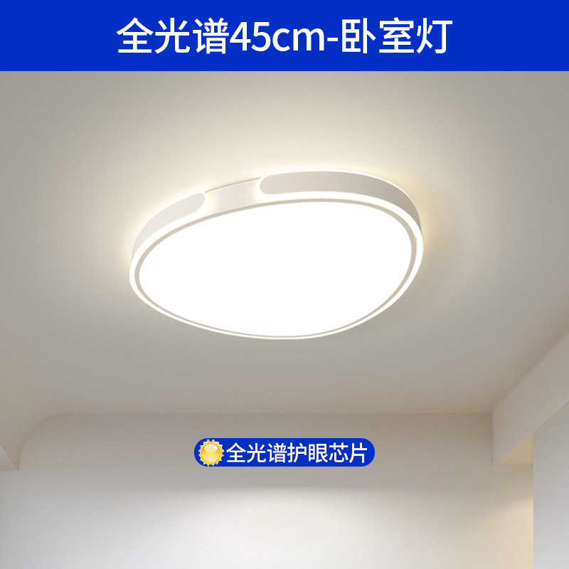 Luz de sala de estar de espectro completo lámpara principal lámpara de techo 2025 nueva lámpara de dormitorio moderna y simple lámpara de protección de ojos