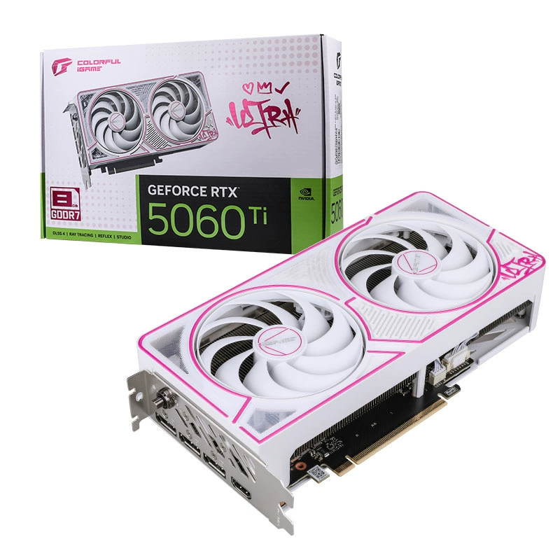 IGame GeForce RTX 5060TI Ultra W DUO OC 8GB e-sports gaming computer graphics card