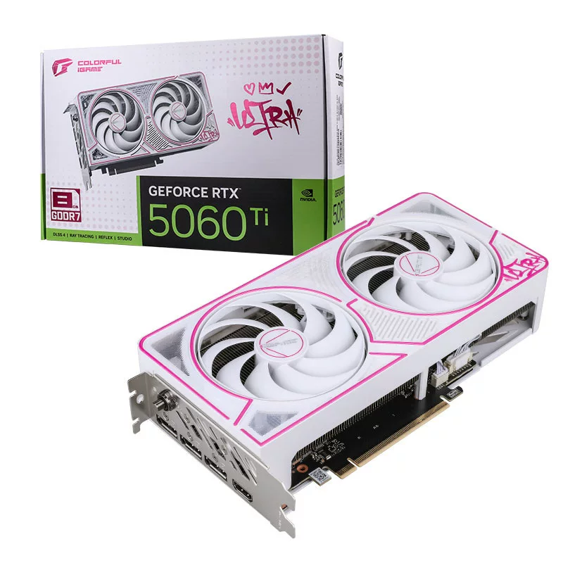 IGame GeForce RTX 5060TI Ultra W DUO OC 8GB e-sports gaming computer graphics card
