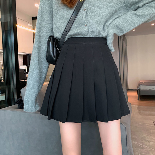 JK uniform shirt skirt dress set women autumn winter two-piece set short skirt long sleeve t-shirt women