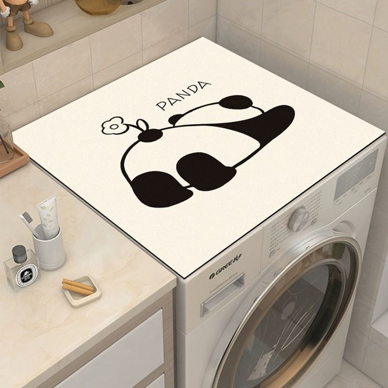 Full-automatic drum washing machine cartoon cover mat top mat refrigerator countertop mat waterproof sunscreen dustproof leather cover cloth Full-automatic drum washing machine cartoon cover mat top mat refrigerator countertop mat waterproof sunscreen dustproof leather cover cloth