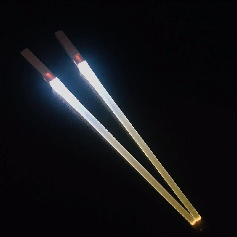 백색 LED 발광 젓가락 1쌍
