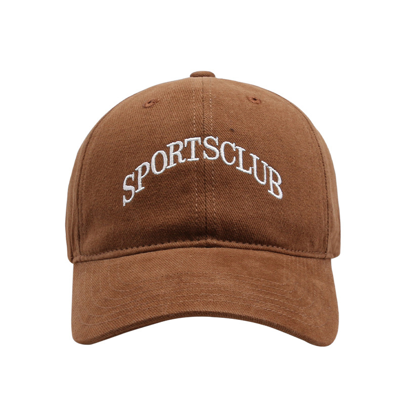 Gorra de béisbol de las mujeres de verano suave superior simple bordado gran circunferencia de la cabeza UV a prueba de sol sombrero pareja cepillado casquillo de los hombres