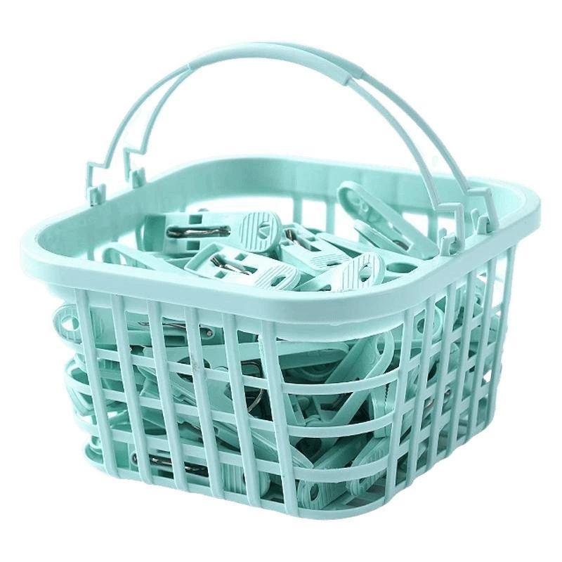 Windproof drying rack, underwear, plastic socks, storage system, duvet, 30 pieces
