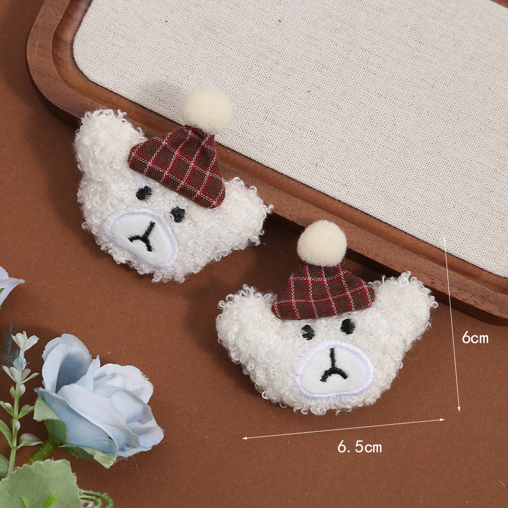 Carefully Selected Cute Bear Brooch Decoration Accessories DIY Handmade Clothing Doll Keychain Manufacturer Wholesale_voghion.com