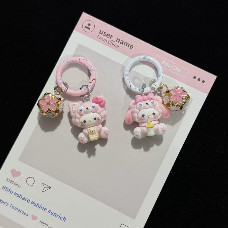 Sanrio, мультяшная подвеска, школьный рюкзак, подвеска