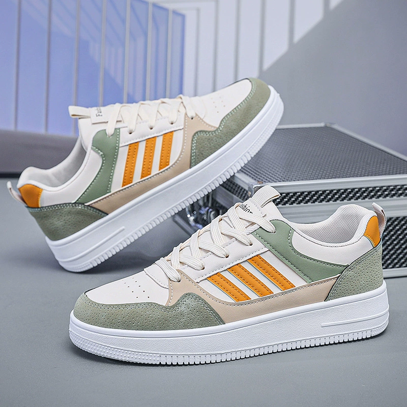 Маленькие белые туфли 2025 Летние мужские молодежные спортивные дикие кроссовки новый тренд кроссовки повседневная мужская обувь студенты