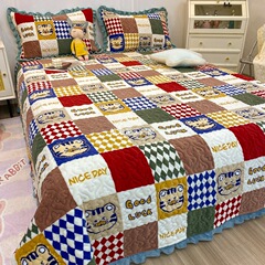 冬用ミルクベルベットベッドカバー単品畳ベッドシーツ厚手フランネル滑り止めベッドシーツ3点セットプラスベルベットカンカバー