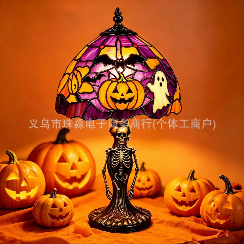 Popular Halloween European-style wall lamp, pastoral style, exquisite Tiffany wall lamp for home corridor, entrance, and hallway ambiance Popular Halloween European-style wall lamp, pastoral style, exquisite Tiffany wall lamp for home corridor, entrance, and hallway ambiance