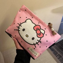 仙女zz原创甜心凯蒂猫大容量化妆包便携内胆收纳袋旅行耳机零钱包