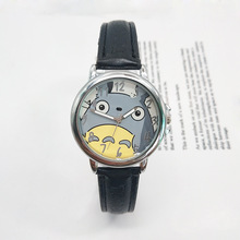 龙猫日系宫崎骏动漫可爱女孩男孩学生防水卡通皮带手表