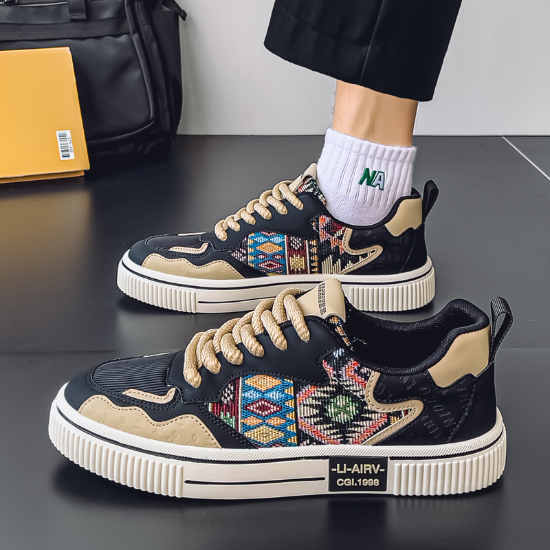 Zapatos de hombre de la estación europea, modelos de primavera y otoño, todo fósforo, correr y ocio, Forrest Gump, deportes para jóvenes, suela gruesa, zapatos de papá explosivos de celebridades de Internet