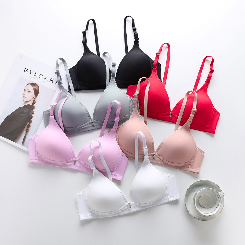 Comercio exterior transfronterizo taza delgada dulce estudiante de secundaria sujetador inalámbrico ropa interior de un solo pecho sujetador cómodo 1789