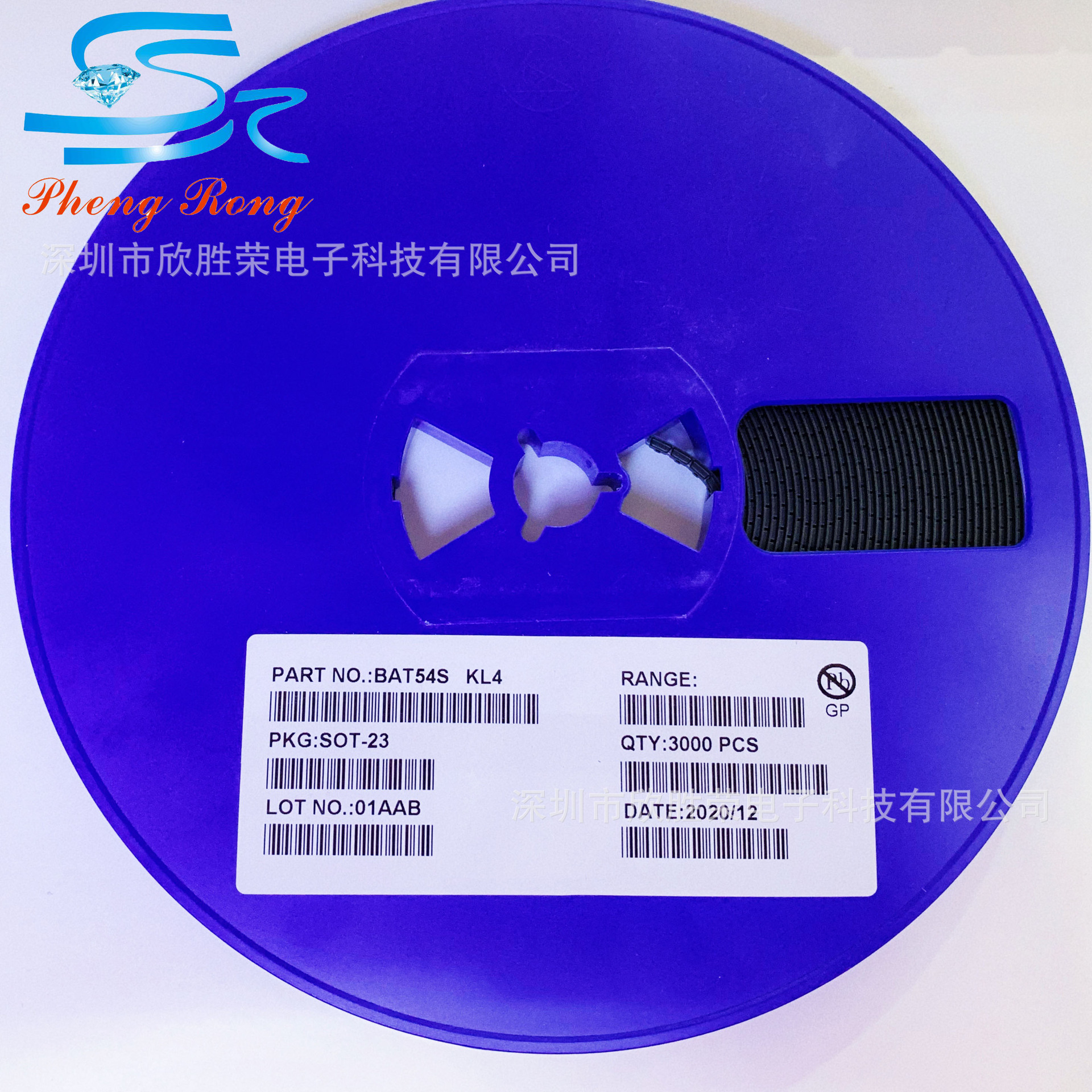 贴片肖特基二极管 BAT54S SOT-23  丝印 KL4