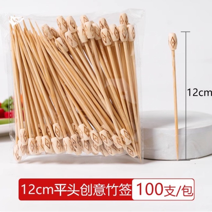 Fruit stick desechable flor stick