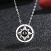 Universal necklace, accessory, photo engraved, pendant, European style, simple and elegant design